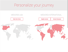Tablet Screenshot of medicrea.com